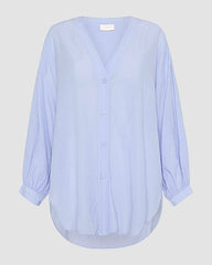 Button Loose Casual Tops T-Shirt Long Womens Shirt