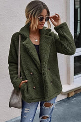 Faux Fur Coat Fuzzy Cardigan Warm Fleece Jacket - Zeagoo (Us Only)