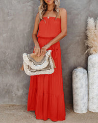 Solid Color Tube Top Stitching Backless Long Dress Strapless Backless Robe Dress