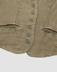 Street Style Cotton Linen Vest Top