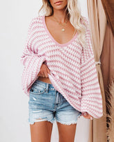 Stripe Loose Fit Sweater