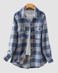 Shirt Jackets Button Down Long Sleeve Collared Shacket Coats