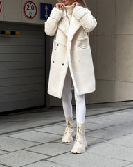 Women's Jackets Plush Jacket Warm Teddy Outerwear