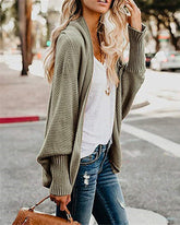 Knitted Casual Knitted Solid Cotton Winter Cardigan