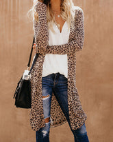 Long Sleeve Open Front Knit Cardigan Sweater