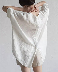 Half Sleeve Tees Crew Neck Casual Summer Solid T-Shirt Blouse