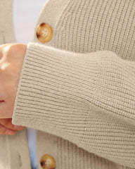 Open Front Oversized Button Lightweight Sweaters V Neck Loose Cardigans Knit Outwear