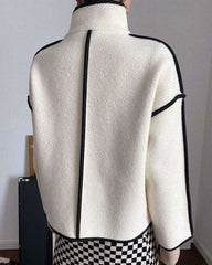 Urban Color Block Long Sleeve Jacket