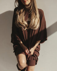 Loose Casual Home Short Sleeve T-Shirt Shorts Set