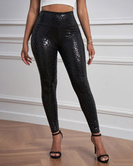 Tight-fitting Leggings Casual Cropped Pants