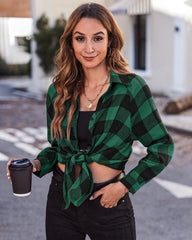 Zeagoo Womens Button Down Blouses Casual Flannel Plaid Shirts Long Sleeve Work Tops