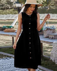 Solid Color Short Skirt Sexy Off Shoulder Waist Sleeveless Dress