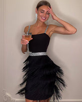 Embellished Tassel Dress