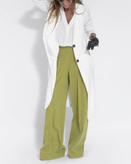 Women's Sleeveless V-Neck Chiffon Blouse Vest