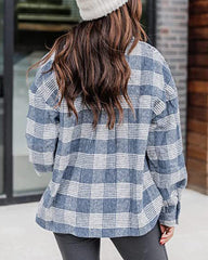 Shirt Jackets Button Down Long Sleeve Collared Shacket Coats