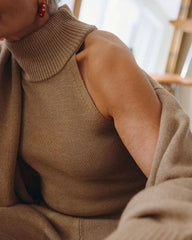 Solid Winter Vest Cardigan Pants Three Piece Knit Sets