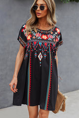 Fashion Printed Casual Mini Dress