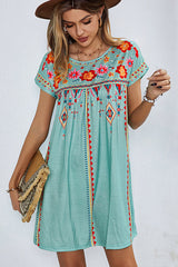 Fashion Casual Printed Mini Dress