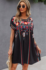Fashion Printed Casual Mini Dress