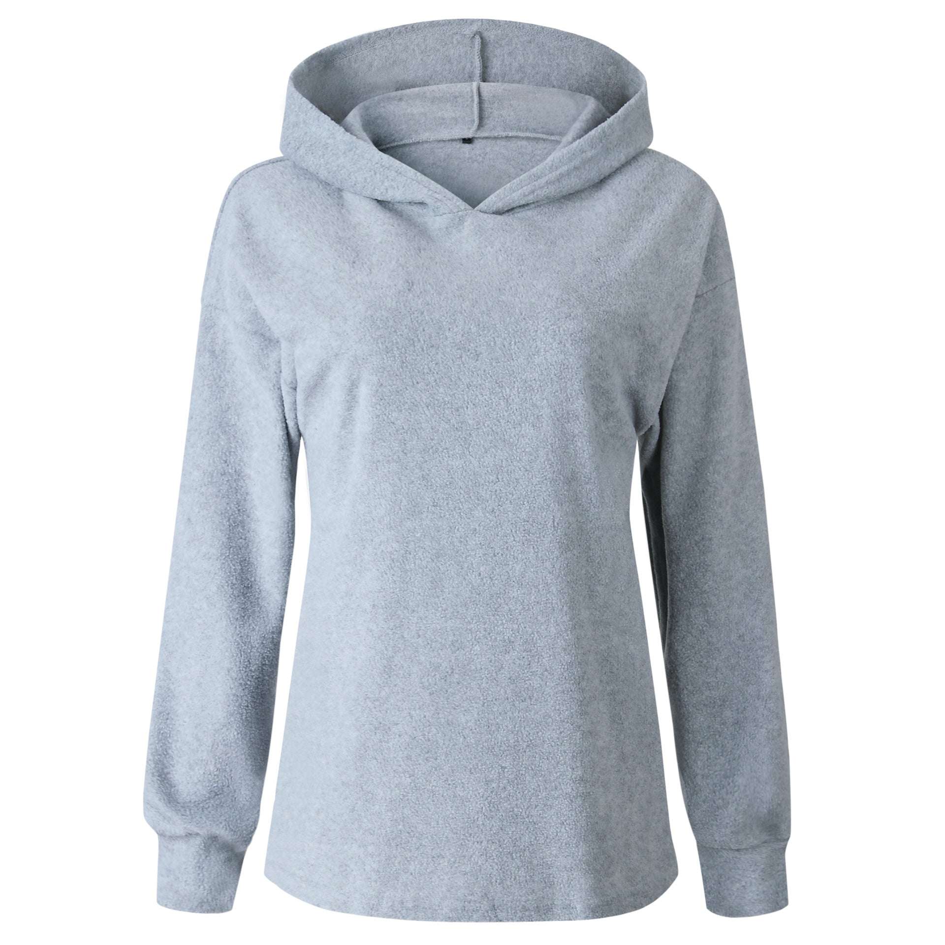 Women's Solid-color Hoodies Pullover Sweatshirt