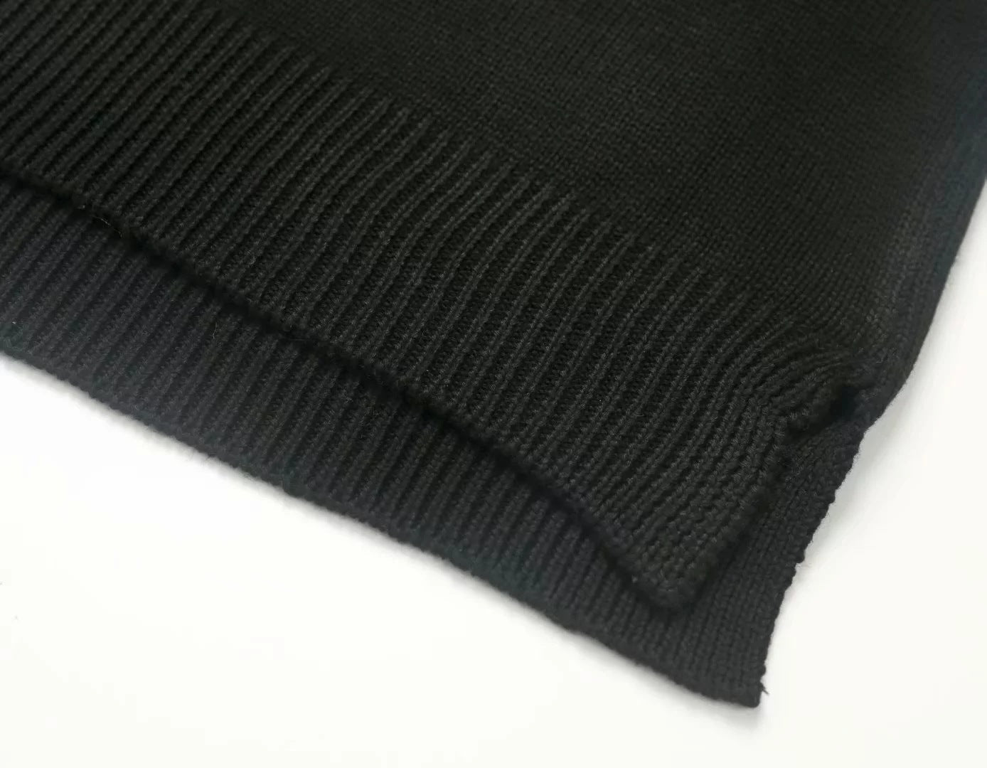 Splicing Hollow-out Flared Sleeve Knit Sweater