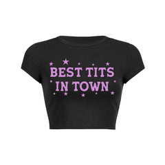 Best Txts In Town Y2K Baby Tee