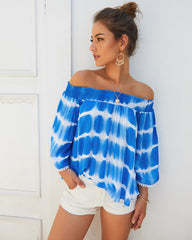 Women's One Off Shoulder Loose Shirt Blouse