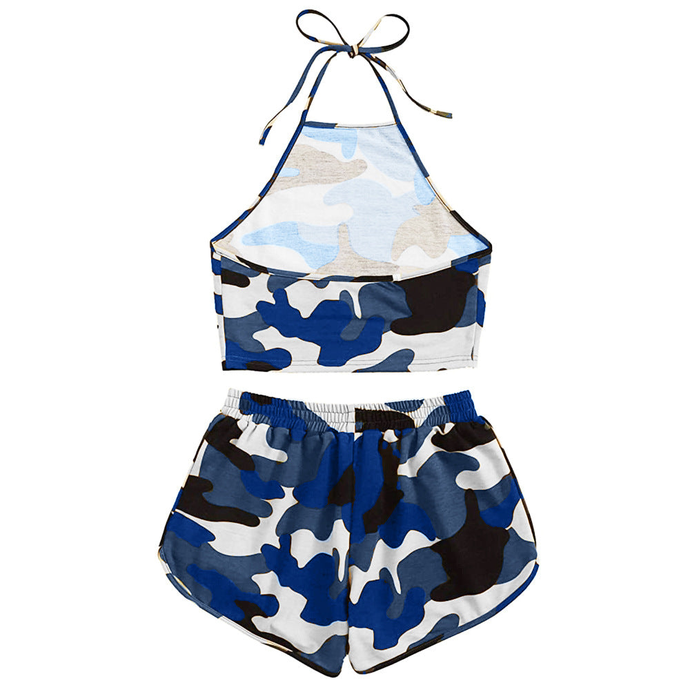 Tie Dye Two-piece Set Loungewear Home Workout Fitness Outfit