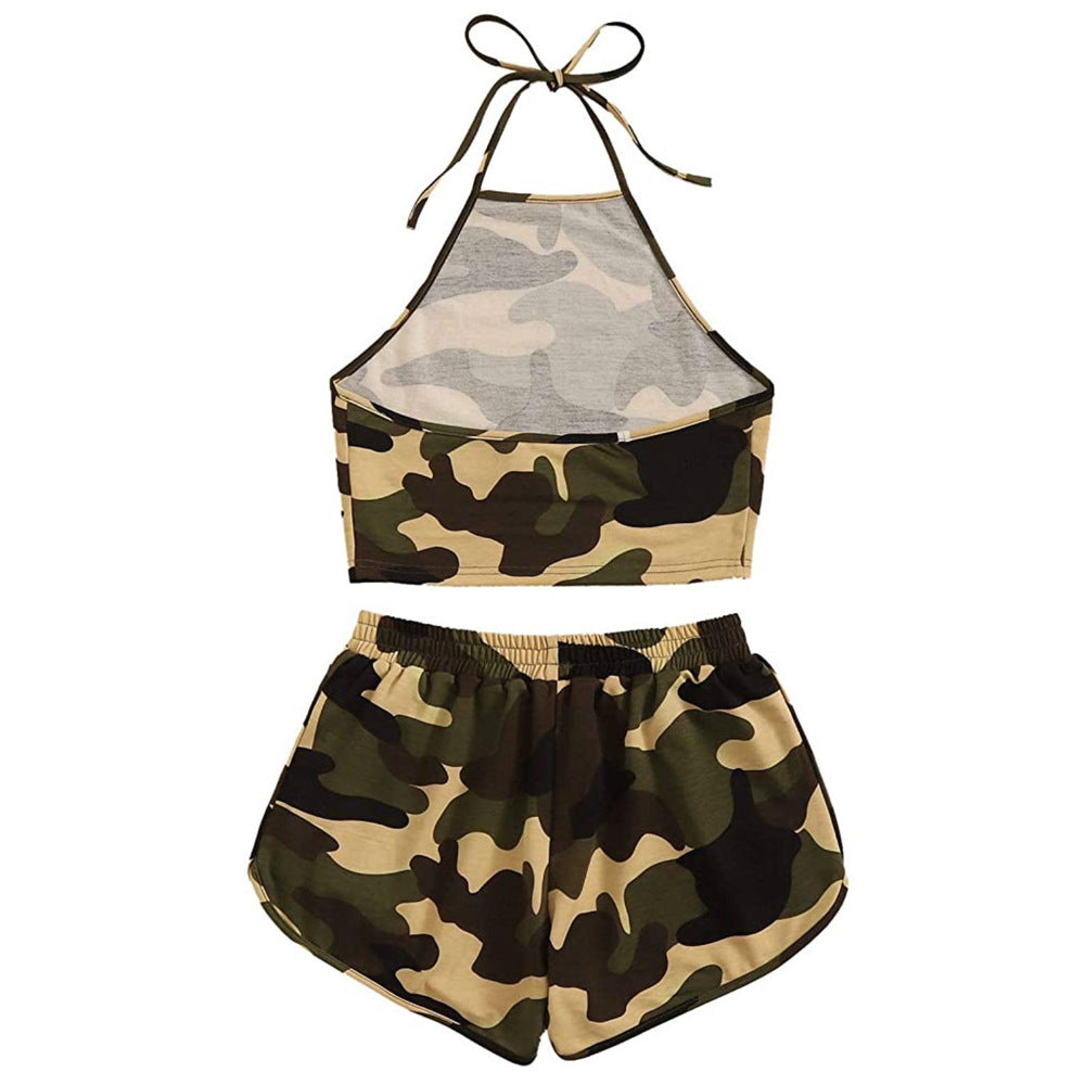 Tie Dye Two-piece Set Loungewear Home Workout Fitness Outfit