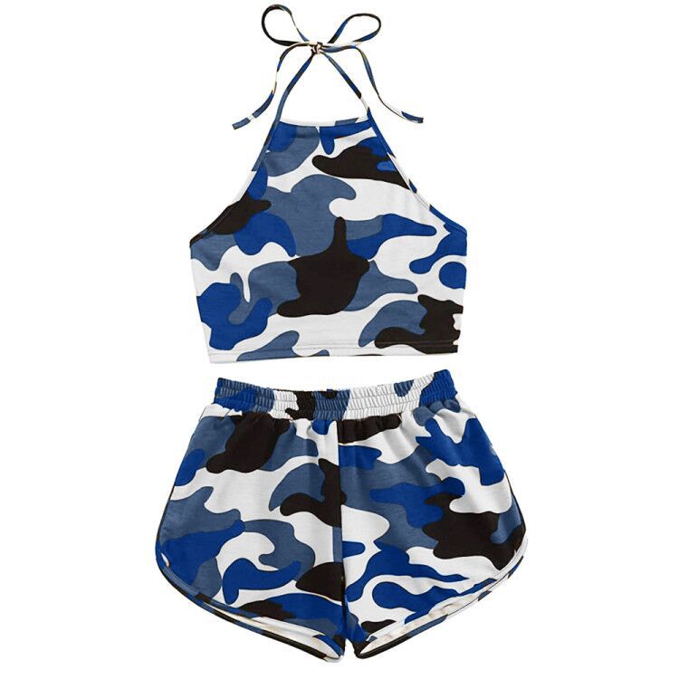 Tie Dye Two-piece Set Loungewear Home Workout Fitness Outfit