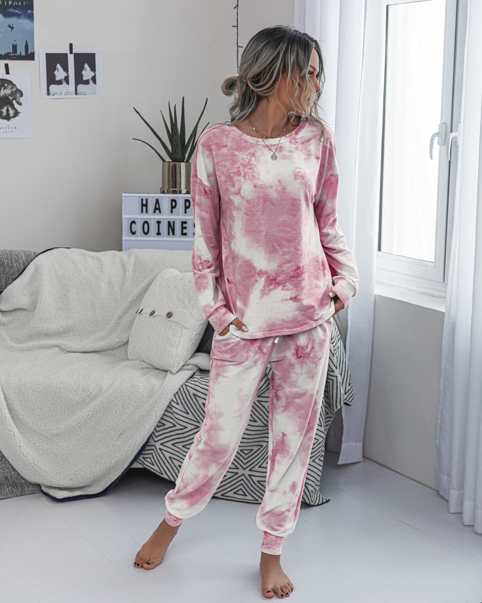 Tie Dye Two-Piece Set Loungewear