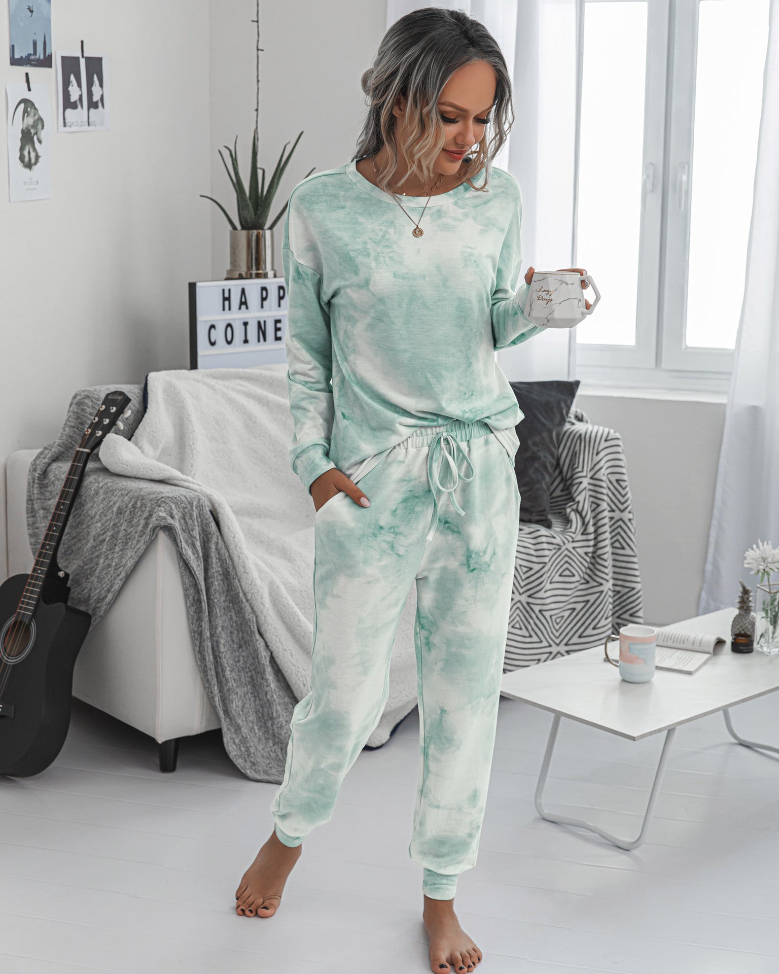 Tie Dye Two-Piece Set Loungewear