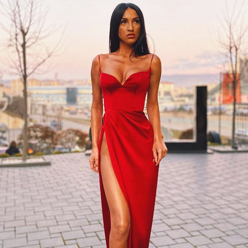 Strappy Sling Backless Party Bodycon Midi Dresses