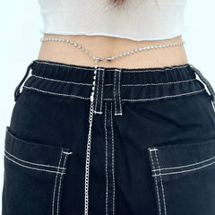 Snake pendant decor waist chain