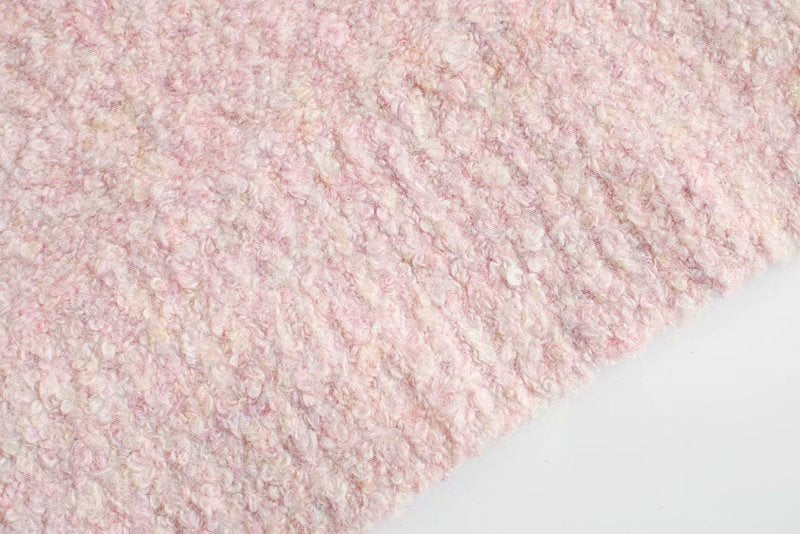 Splicing Single-breasted Lantern Sleeve Cardigan Sweaters Tank Tops