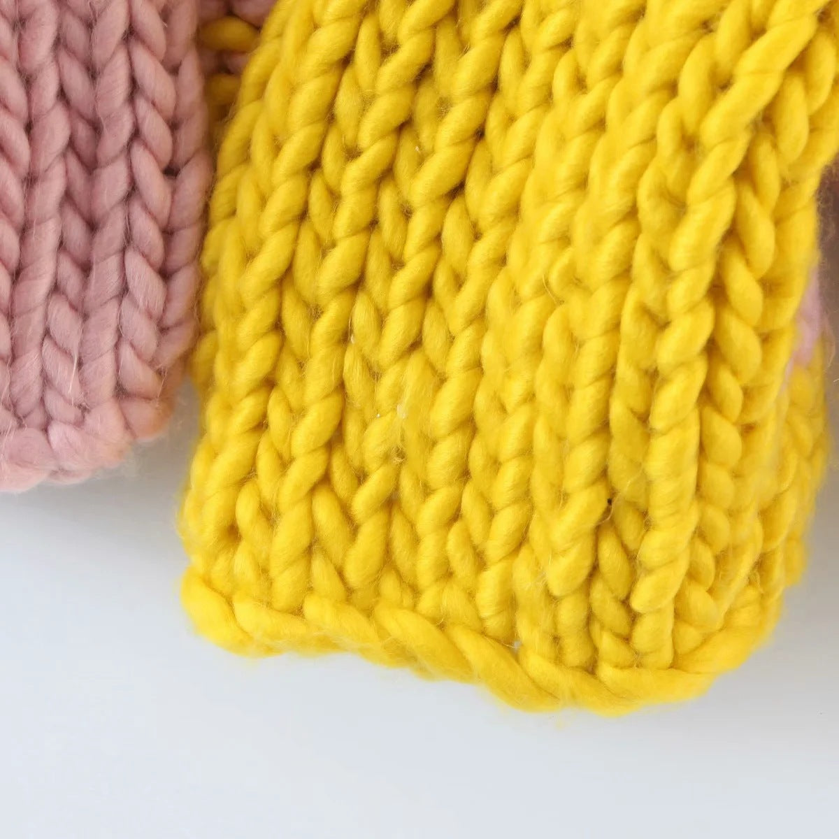 V-neck Stripe Lantern Sleeve Knit Sweater Outerwear