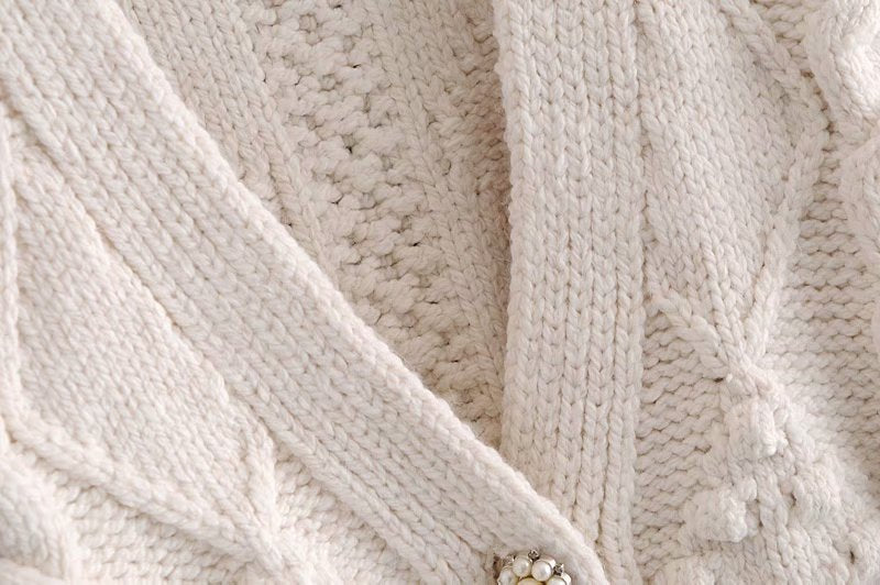 V-neck Knit Single-breasted Sweaters Cardigans Outerwear