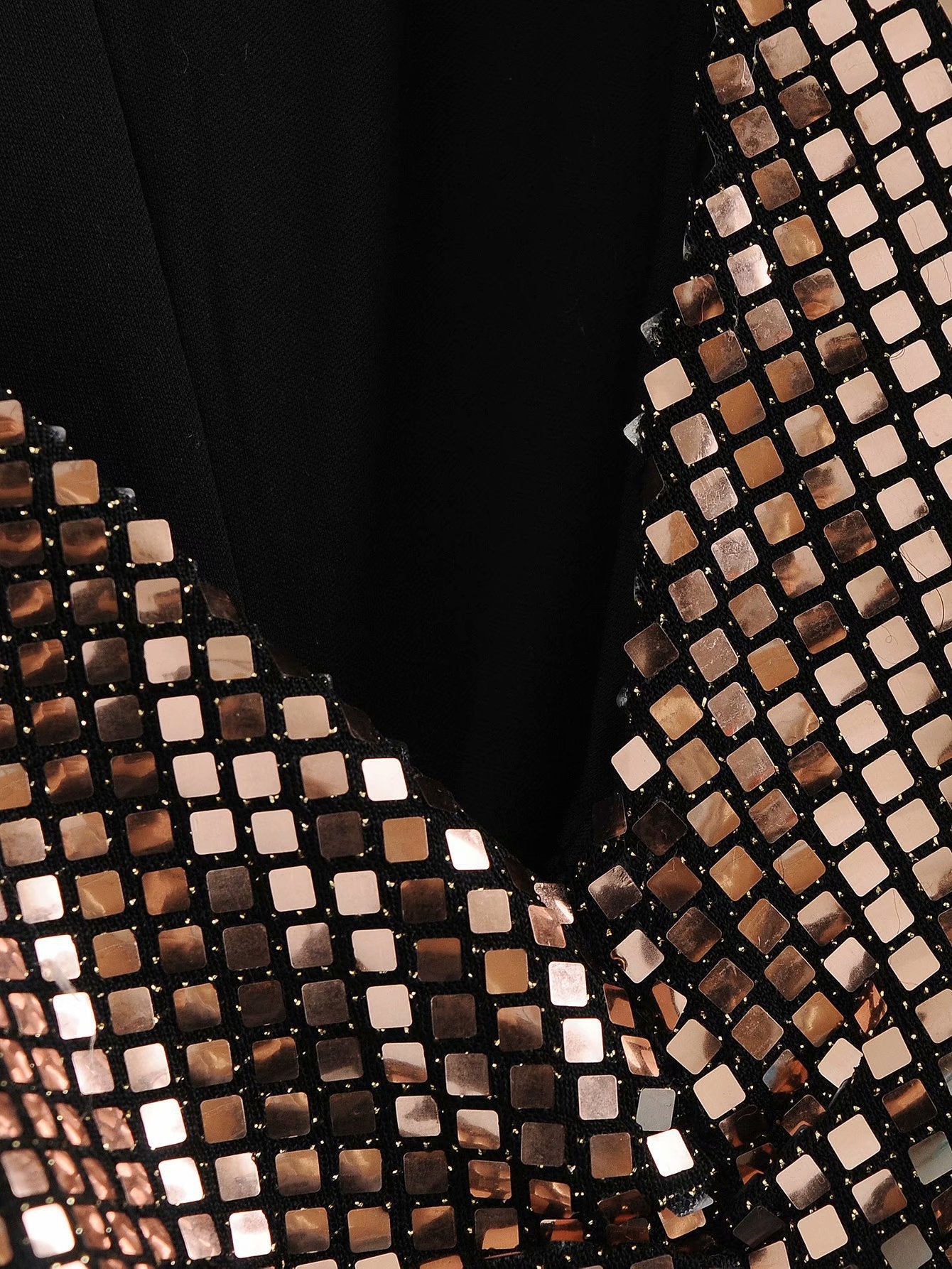 V-neck Sequins Shirred Frill Party Bodycon Mini Dresses
