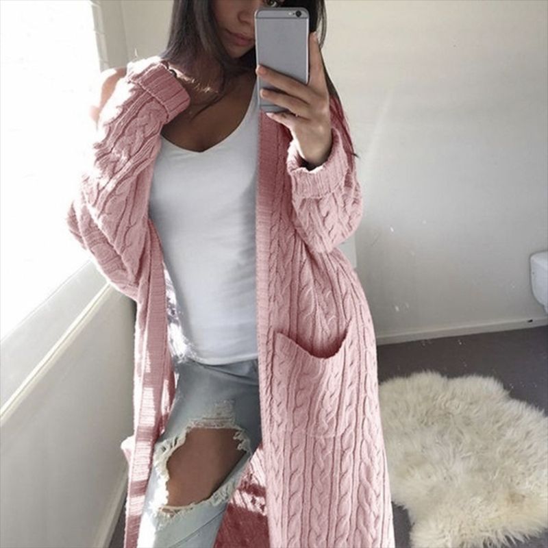 Women's Long Open Cardigan Sweater