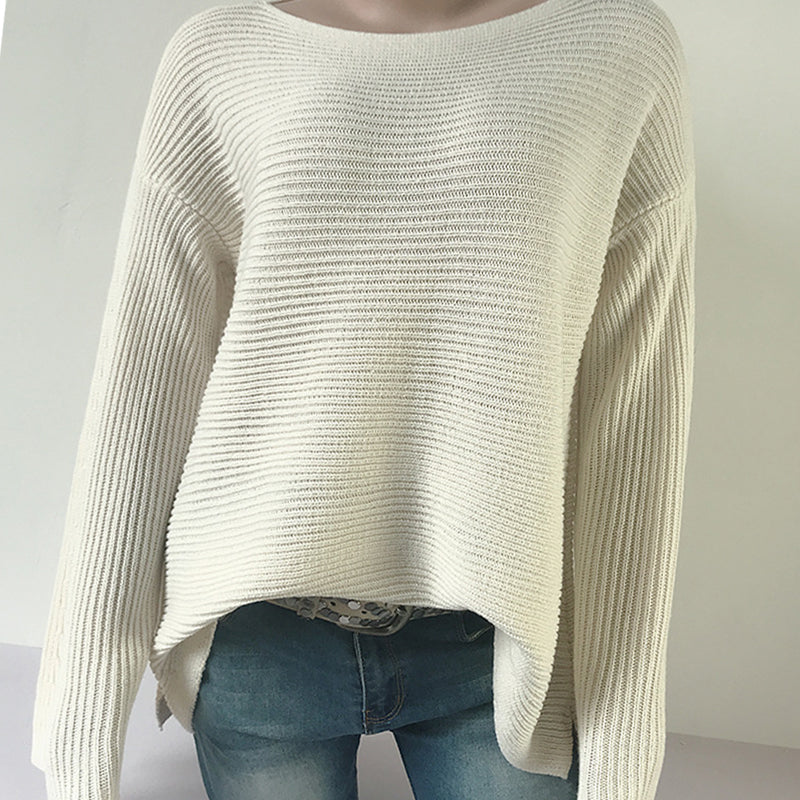 Women's Loose Bat Sleeve Sweater