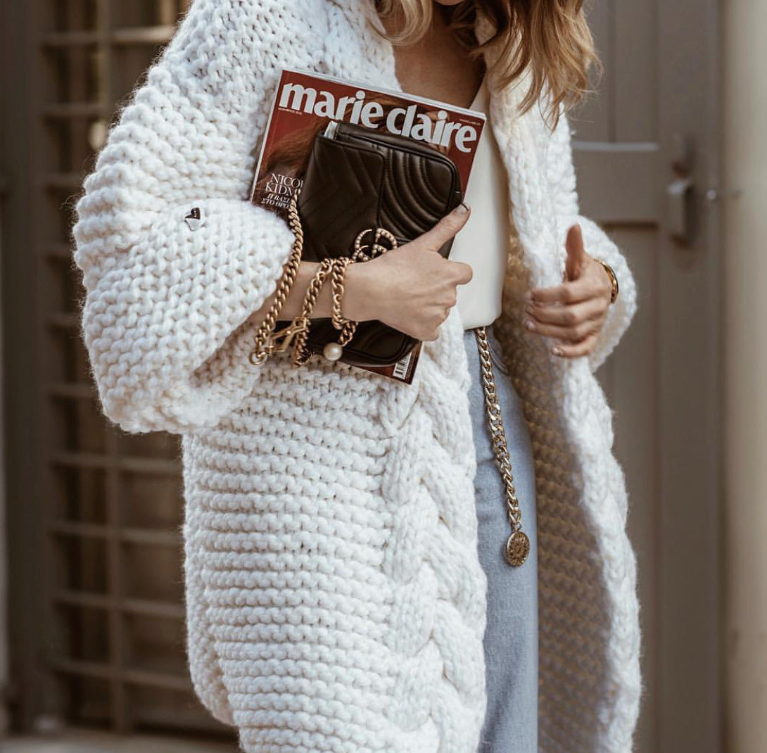 Women's Tassel Knitted Coat