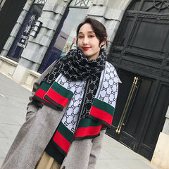 Warm Scarf Cashmere Thick Shawl Wrap for Women Ladies Girls 70x180