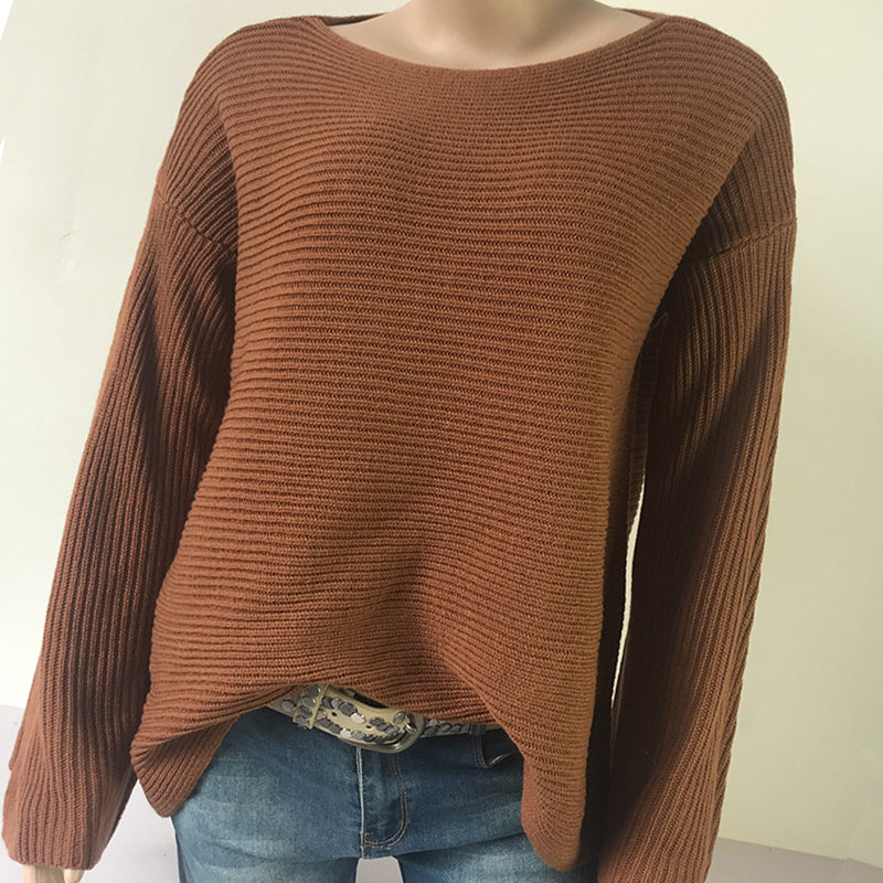 Women's Loose Bat Sleeve Sweater