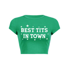 Best Txts In Town Y2K Baby Tee