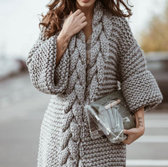 Women's Tassel Knitted Coat