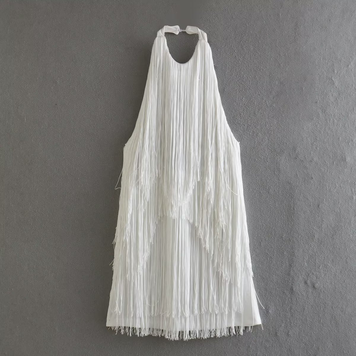 Aylin Layered Fringed Flapper Mini Dress