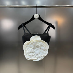 Jesse Strappy Floral Embellished Crop Top