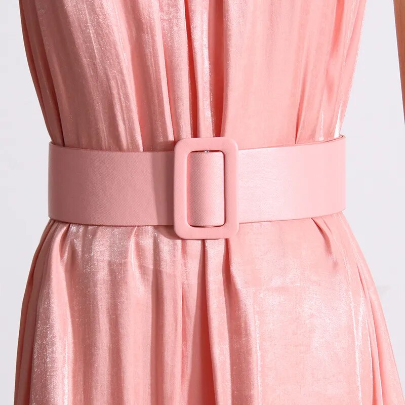 Kai Flowy Satin Dress