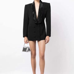 Katherine Long Sleeve Embellished Button Detail Top