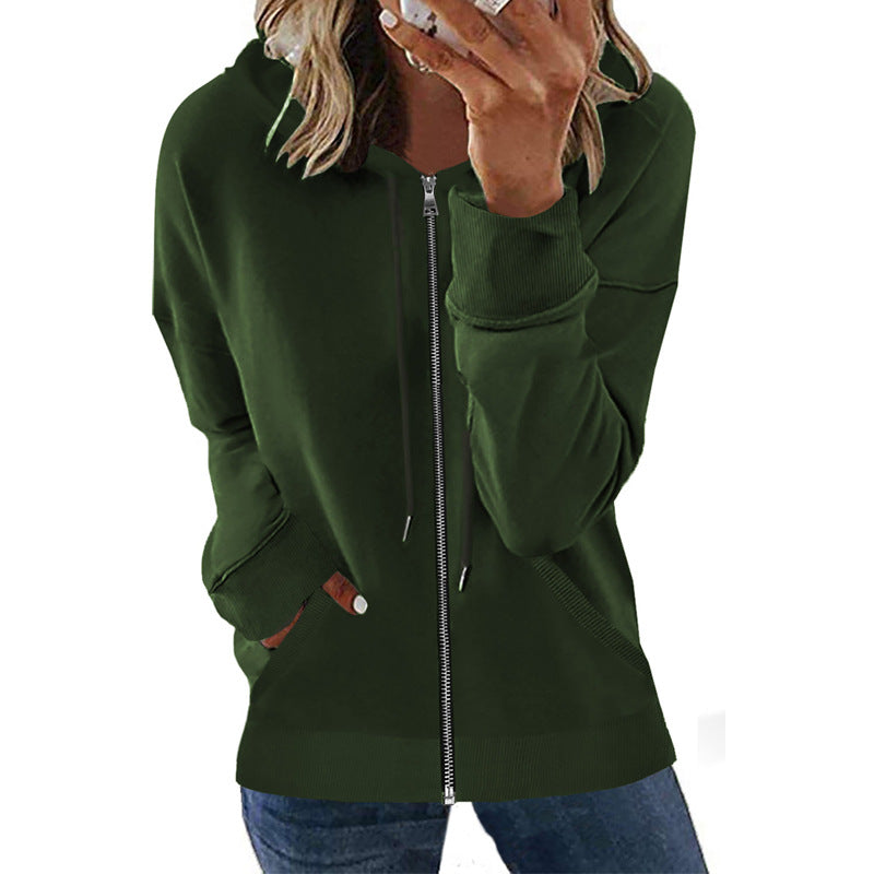 Women Zip Up Hoodies Fleece Lined Tunic Sweatshirt Long Casual Hoodie Jacket with Pockets - Zeagoo (Us Only)